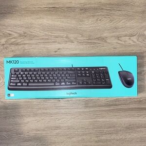 Logitech MK120 Plug and Play USB Combo Keyboard and Mouse